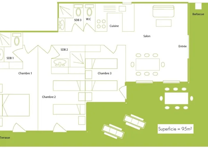 펜션 Les Terrasses De Scalegiu